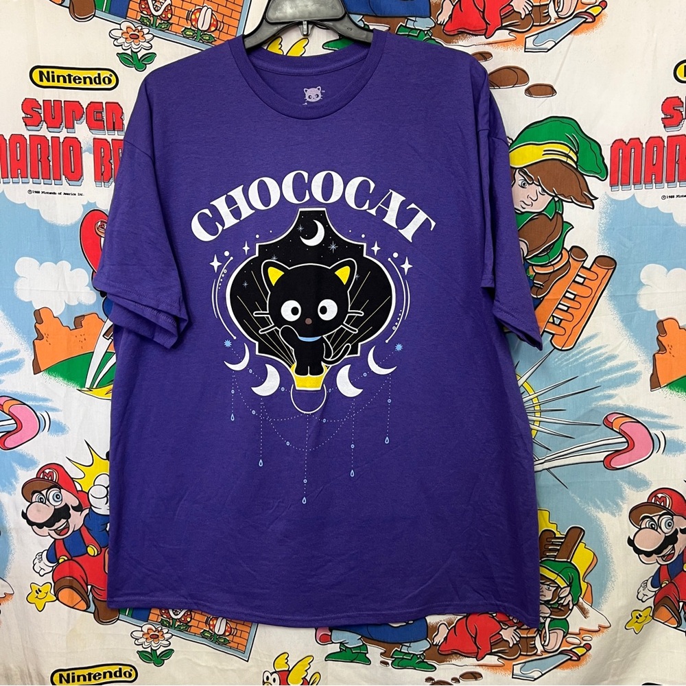 XL Retro VTG Style Sanrio Hello Kitty Friends Chococat Black Cat Graphic T-Shirt